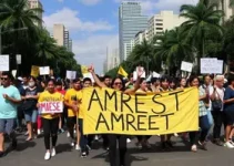 caminhada pela anistia