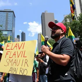 manifestação em São Paulo