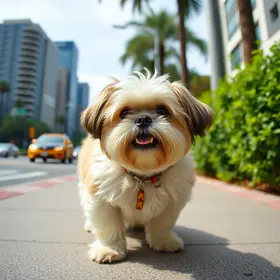 shih tzus na Avenida Paulista