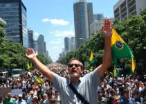 manifestação de Flávio Bolsonaro