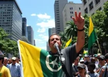 tamanho do público do ato de Flávio Bolsonaro na Avenida Paulista