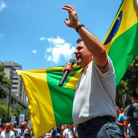 Flávio Bolsonaro ato 7 de Setembro