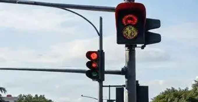 binário de trânsito