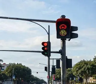 binário de trânsito