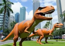 dinossauros em realidade virtual