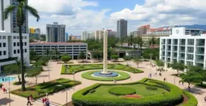 Praça Kaizuka em Mogi das Cruzes