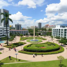 Praça Kaizuka em Mogi das Cruzes