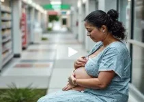 mulher dá à luz na calçada em Salto