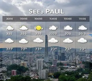 previsão do tempo em SP