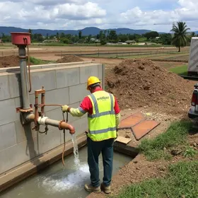 rompimento de tubulação