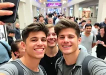Shawn Mendes selfie com fã