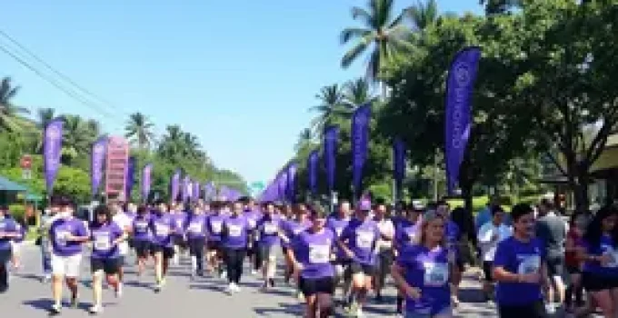 caminhada solidária