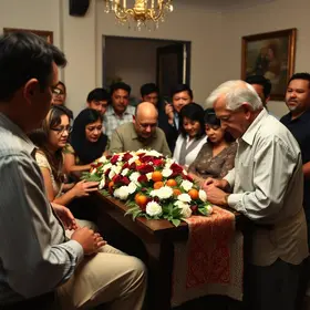 velório de Benedito Ruy Barbosa